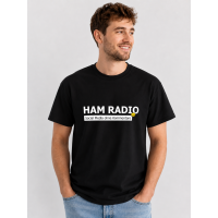 Shirt HAM RADIO schwarz 1